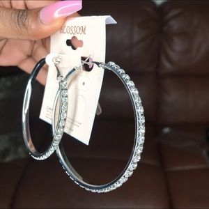 Bling Hoops Earrings